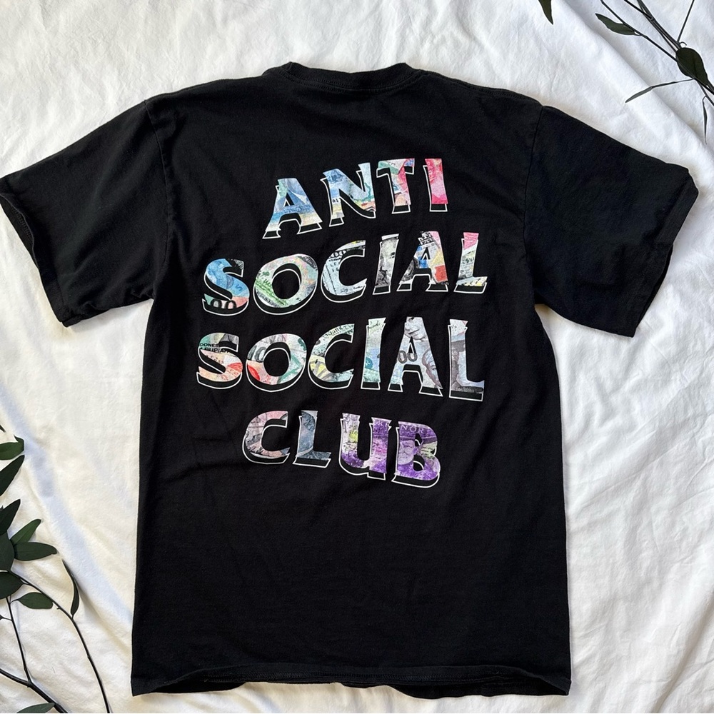 Anti Social Social Club All My Friends Are Dead Presidents Black Tee